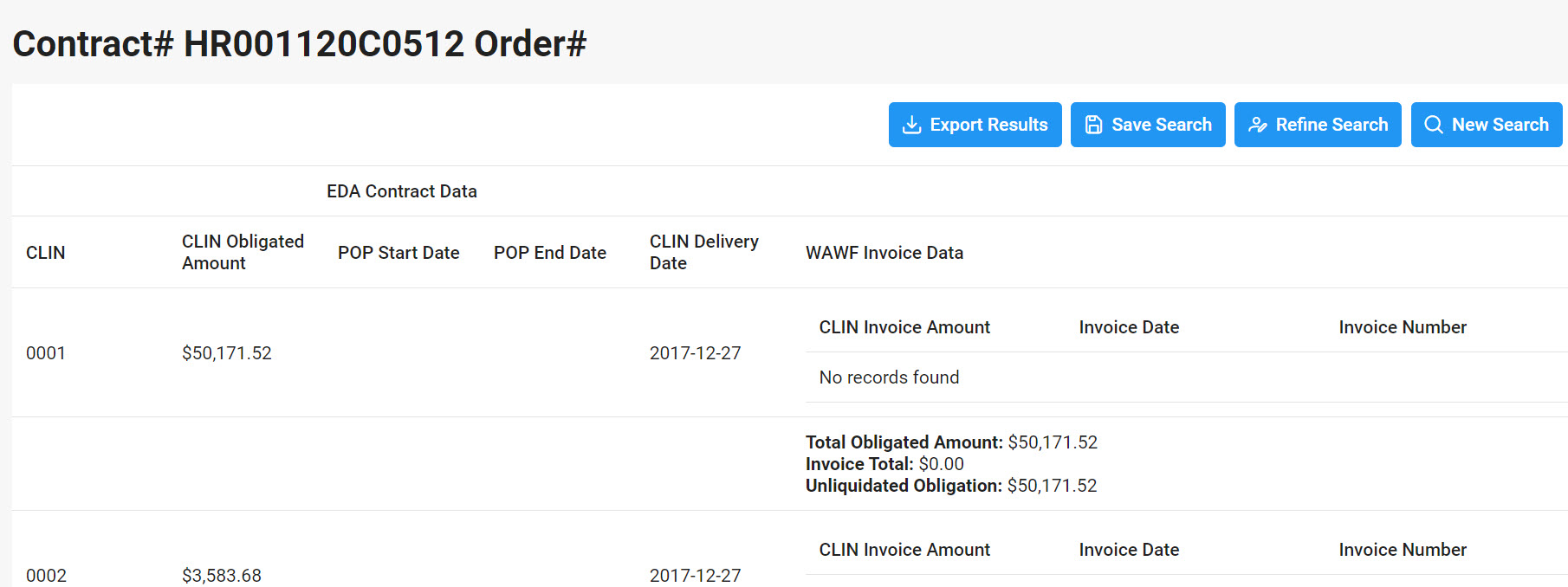 The image provides a preview of the Contract Invoice History Report Overview.