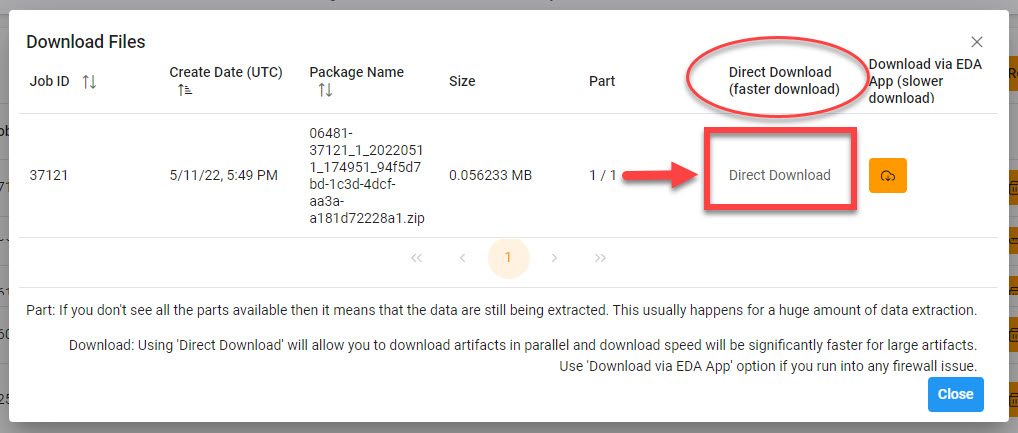 The image provides a preview of the Bulk Document Download Date Fields Overview.